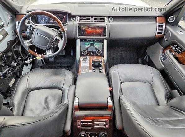SALGS2RE8KA524764 2019 LAND ROVER RANGE White Dashboard view