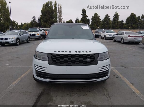 SALGS2RE8KA548675 2019 LAND ROVER RANGE ROVER White Vista del salpicadero