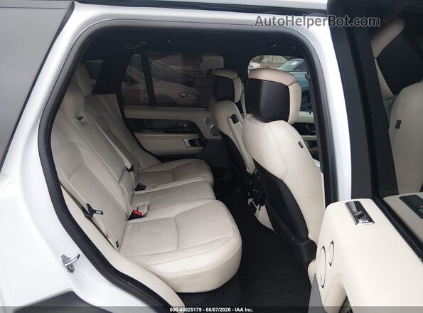 SALGS2RE8KA548675 2019 LAND ROVER RANGE ROVER White Vista de la etiqueta del VIN