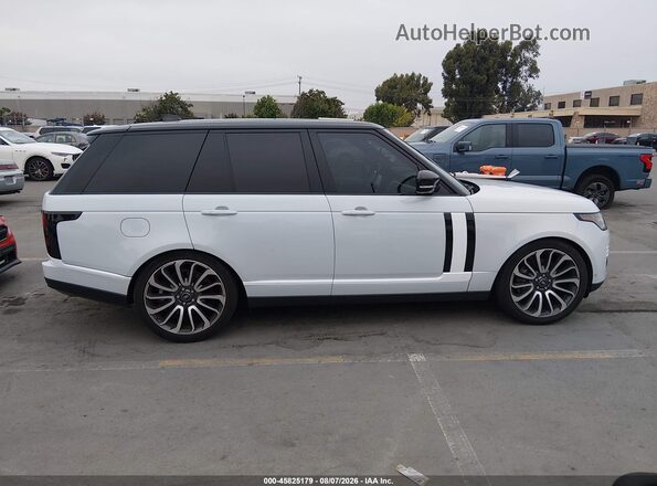 SALGS2RE8KA548675 2019 LAND ROVER RANGE ROVER White Vista del cuadro de instrumentos