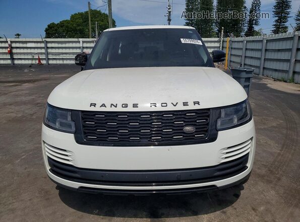 SALGS2RE9KA550287 2019 LAND ROVER RANGE White Вид спереду