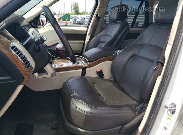 SALGS2RE9KA550287 2019 LAND ROVER RANGE White Вид салону спереду
