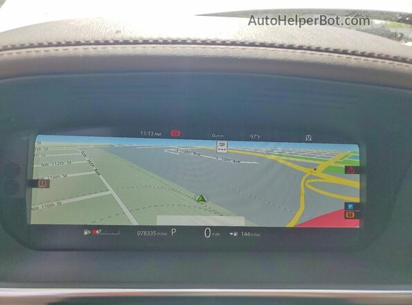 SALGS2RE9KA550287 2019 LAND ROVER RANGE White Вид щитка приладів