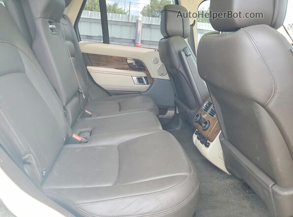 SALGS2RE9KA550287 2019 LAND ROVER RANGE White Вид задніх сидінь