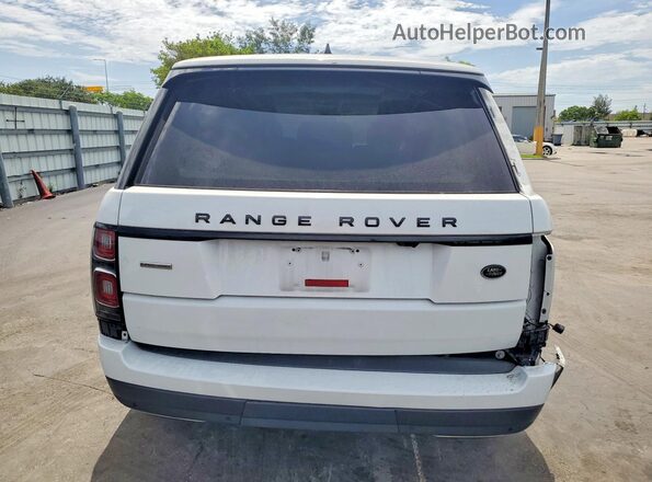 SALGS2RE9KA550287 2019 LAND ROVER RANGE White Вид ззаду