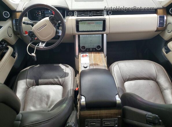 SALGS2RE9KA550287 2019 LAND ROVER RANGE White წინა პანელის ხედი