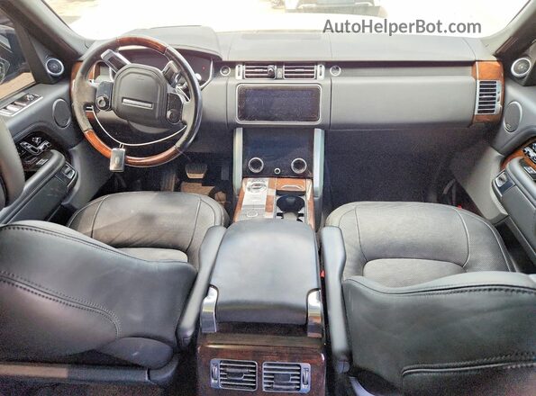 SALGS2REXKA529979 2019 LAND ROVER RANGE Black Вид панелі приладів