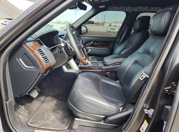 SALGS2REXKA529979 2019 LAND ROVER RANGE Black Вид салону спереду