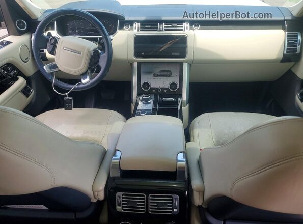 SALGS2RU2LA586394 2020 LAND ROVER RANGE White Вид панелі приладів