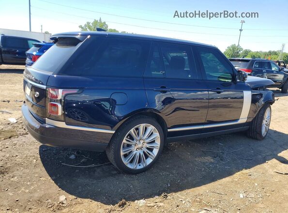 SALGS2RU6LA586981 2020 LAND ROVER RANGE Blue Задня права чверть