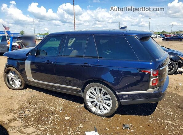 SALGS2RU6LA586981 2020 LAND ROVER RANGE Blue Задня ліва чверть