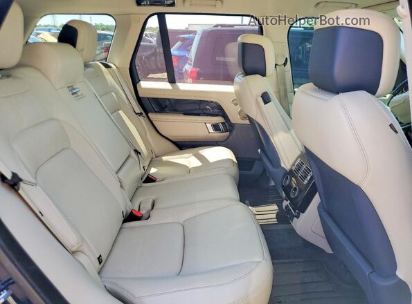 SALGS2RU6LA586981 2020 LAND ROVER RANGE Blue Вид задньої частини салону