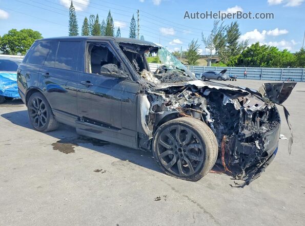 SALGS2RU6MA429663 2021 LAND ROVER RANGE Черный Передняя правая четверть