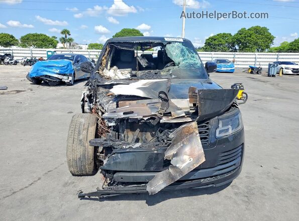 SALGS2RU6MA429663 2021 LAND ROVER RANGE Черный Вид спереди
