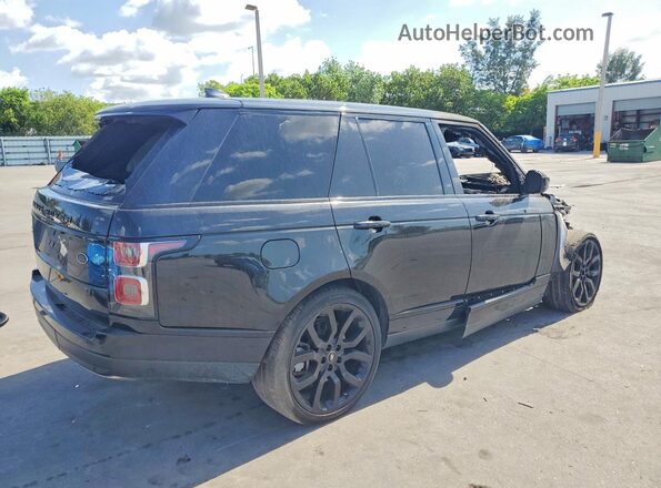 SALGS2RU6MA429663 2021 LAND ROVER RANGE Черный Задняя правая четверть