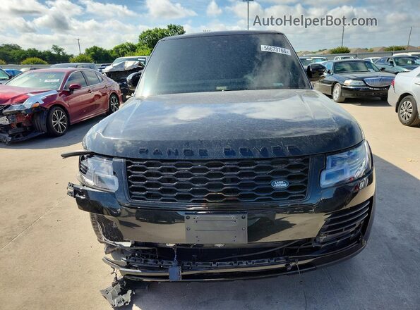 SALGS2RU6MA438024 2021 LAND ROVER RANGE Black Դիմացի տեսք