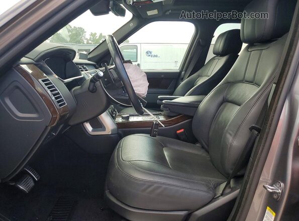 SALGS2RU7MA435777 2021 LAND ROVER RANGE Silver Front interior view