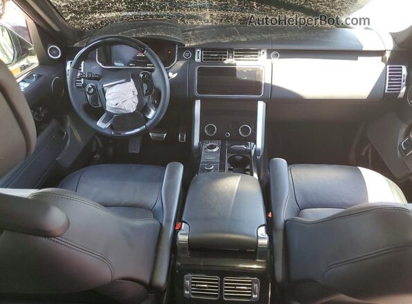 SALGS2RU7MA453017 2021 LAND ROVER RANGE Black Dashboard view
