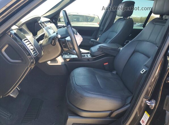 SALGS2RU7MA453017 2021 LAND ROVER RANGE Black Front interior view
