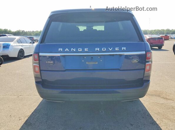 SALGS2SE1LA572666 2020 LAND ROVER RANGE Blue Widok z tyłu