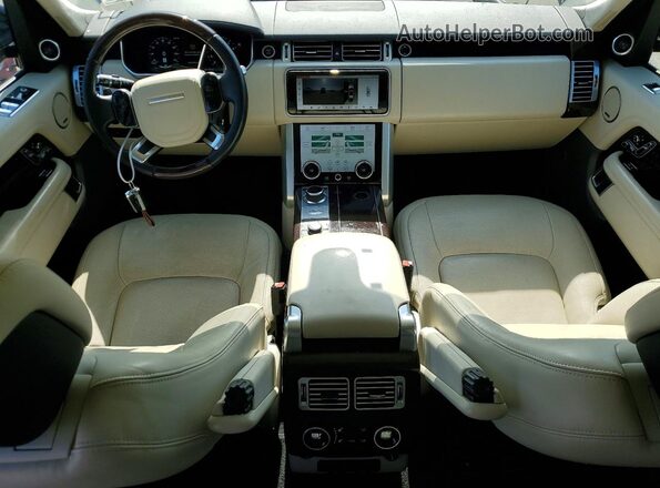 SALGS2SE1LA572666 2020 LAND ROVER RANGE Blue Widok deski rozdzielczej