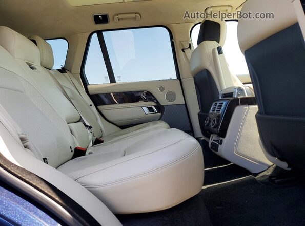 SALGS2SE1LA572666 2020 LAND ROVER RANGE Blue Widok wnętrza z tyłu