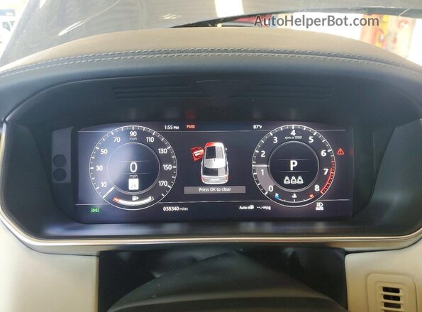 SALGS2SE3MA450344 2021 LAND ROVER RANGE Blue Սարքավորումների վահանակի տեսք