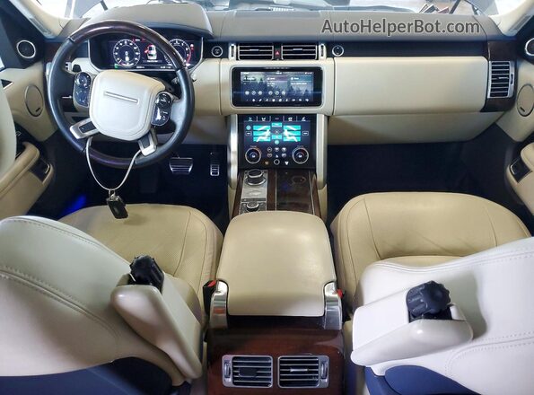 SALGS2SE3MA450344 2021 LAND ROVER RANGE Blue Առջևի վահանակի տեսք