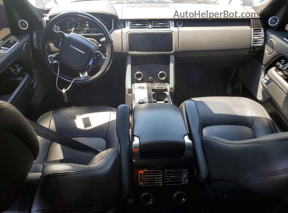 SALGS2SE4LA597996 2020 LAND ROVER RANGE Black Առջևի վահանակի տեսք