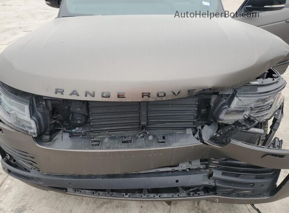 SALGS2SE8MA419591 2021 LAND ROVER RANGE Gray ძრავის განყოფილების ხედი