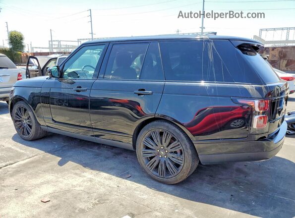 SALGS2SEXMA446484 2021 LAND ROVER RANGE Черный Задняя левая четверть