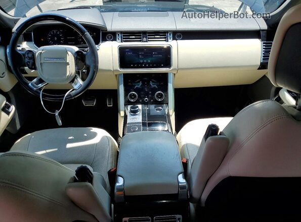 SALGS2SEXMA446484 2021 LAND ROVER RANGE Черный Вид панели приборов