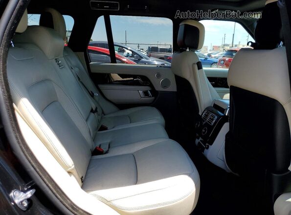 SALGS2SEXMA446484 2021 LAND ROVER RANGE Черный Вид задней части салона