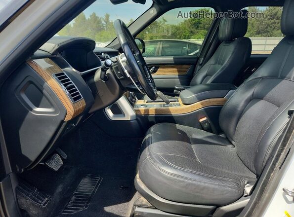 SALGS2SV0KA528933 2019 LAND ROVER RANGE White Vista interior delantera