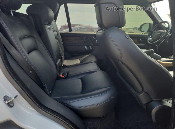 SALGS2SV0KA528933 2019 LAND ROVER RANGE White Vista de los asientos traseros