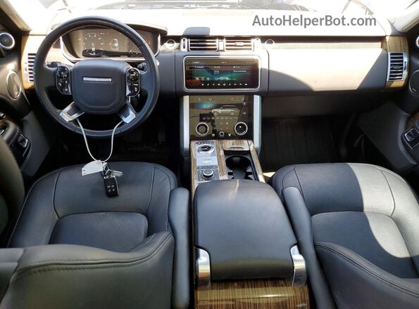 SALGS2SV2KA551128 2019 LAND ROVER RANGE Black Առջևի վահանակի տեսք