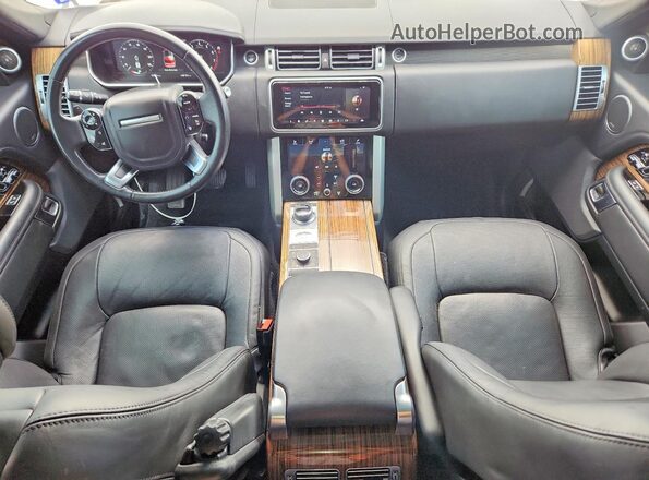 SALGS2SV5JA393138 2018 LAND ROVER RANGE Black Вид панелі приладів