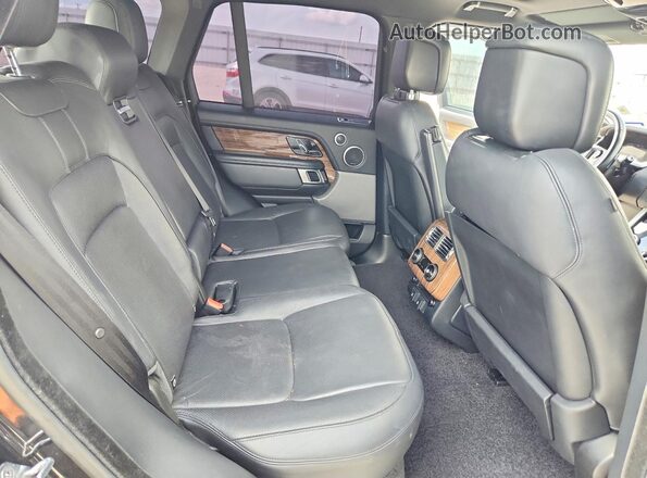 SALGS2SV5JA393138 2018 LAND ROVER RANGE Black Вид задньої частини салону