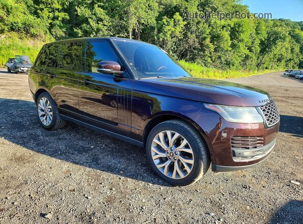 SALGS2SV5KA538177 2019 LAND ROVER RANGE Maroon წინა მარჯვენა
