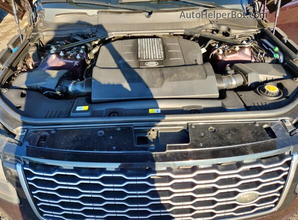 SALGS2SV5KA538177 2019 LAND ROVER RANGE Maroon ძრავის განყოფილების ხედი
