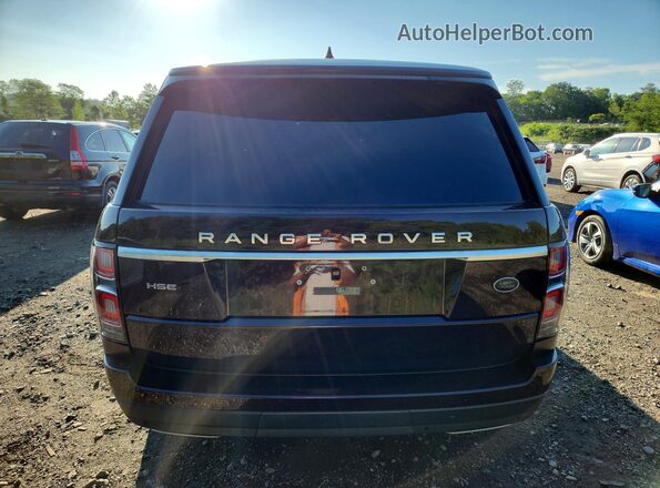 SALGS2SV5KA538177 2019 LAND ROVER RANGE Maroon უკანა ხედი