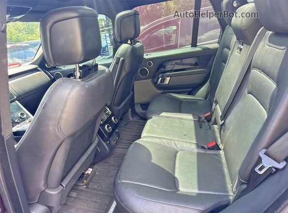 SALGS2SV6JA387736 2018 LAND ROVER RANGE Red უკანა ხედი