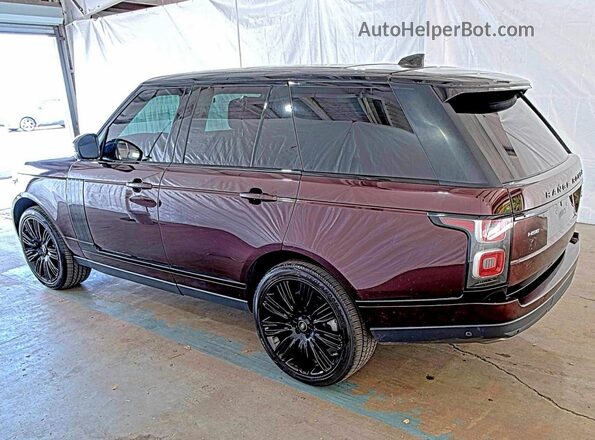 SALGS2SV6JA387736 2018 LAND ROVER RANGE Red უკანა მარჯვენა