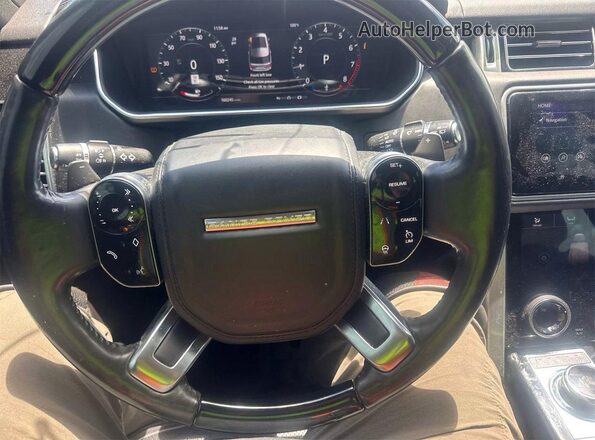 SALGS2SV6JA387736 2018 LAND ROVER RANGE Red ძრავის განყოფილების ხედი