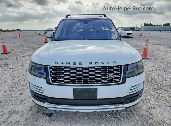 SALGS2SV6KA555229 2019 LAND ROVER RANGE White Vista frontal