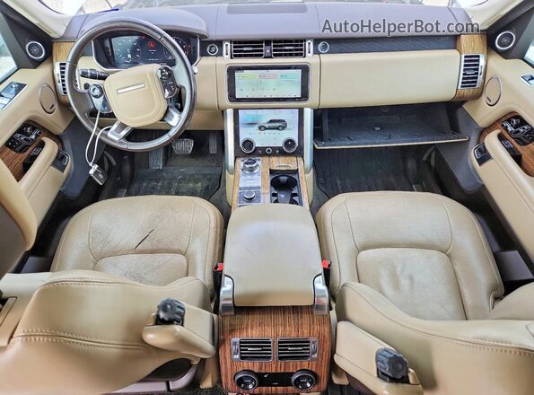 SALGS2SV6KA555229 2019 LAND ROVER RANGE White Vista del salpicadero
