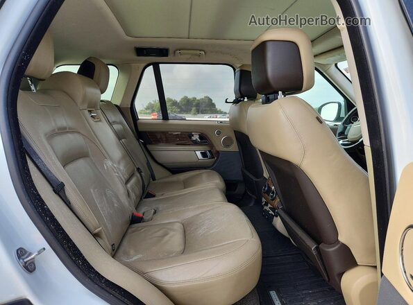 SALGS2SV6KA555229 2019 LAND ROVER RANGE White Vista interior trasera