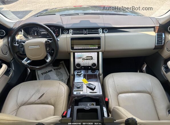 SALGS2SV7KA516858 2019 LAND ROVER RANGE ROVER Black Вид спереду