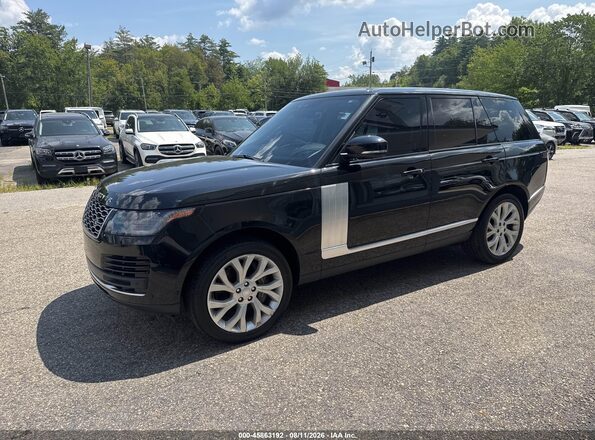 SALGS2SV7KA516858 2019 LAND ROVER RANGE ROVER Black Передня ліва чверть