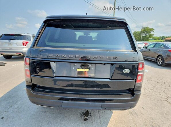 SALGS2SV9JA398875 2018 LAND ROVER RANGE Black Rear view